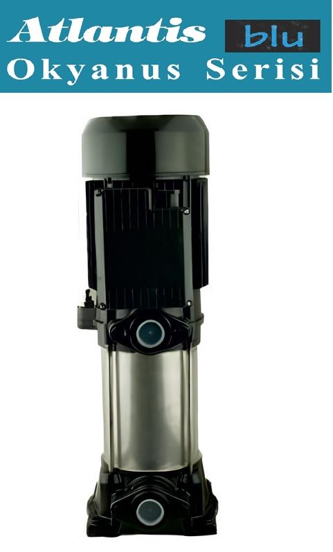 Atlantis Blu DİK 7-6M - 2 HP - 7 m³/h - 70 mss Dik Milli Çok Kademeli Pompa 220V