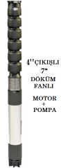 İMPO S 790/04 - 40 HP DÖKÜM FANLI (KADEMELİ) DERİN KUYU DALGIÇ POMPA