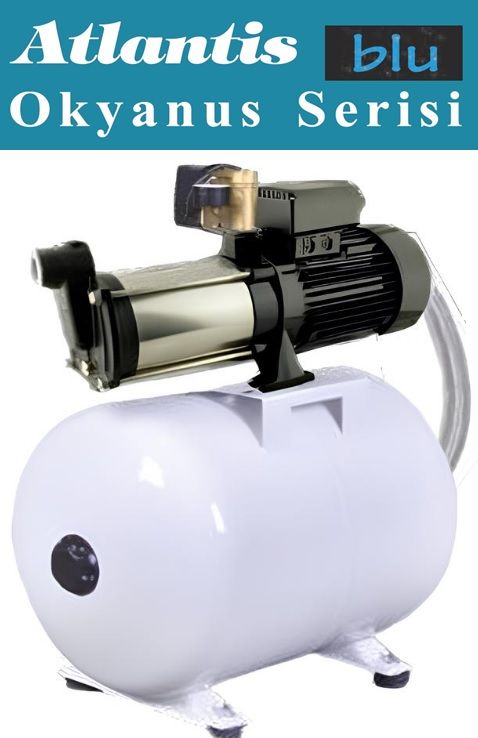 ATLANTİS, YATIK 7-5M-ST, 1.5HP, 220V, DEĞİŞEBİLİR MEMBRANLI, 50 LİTRE TANKLI, HAZIR PAKET HİDROFOR