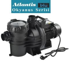 ATLANTİS BLU, HVZ2-100M, P1 GÜÇ: 1.5Hp  / P2 GÜÇ: 1Hp, 220V  ÖN FİLTRELİ HAVUZ POMPASI
