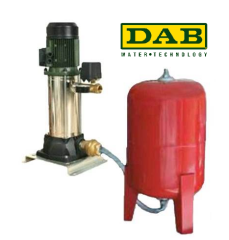 DAB 1KVC 60/120T 3.HP 380V TEK POMPALI DİKEY MİLLİ SESSİZ PAKET HİDROFOR