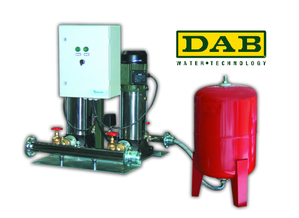 DAB 2KVC 45/80M 2x1.5 HP 220V ÇİFT POMPALI DİKEY MİLLİ SESSİZ PAKET HİDROFOR