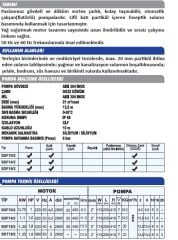 SUMAK, SDT 14/2, 380V, 1.5HP, PASLANMAZ FOSEPTİK DALGIÇ POMPA