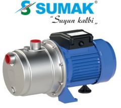SUMAK, SMINOX 150J, 1.5HP, 220V, KENDİNDEN EMİŞLİ, PASLANMAZ, JET POMPA