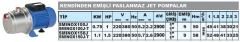 SUMAK, SMINOX 150J-T, 1.5HP, 380V, KENDİNDEN EMİŞLİ, PASLANMAZ, JET POMPA