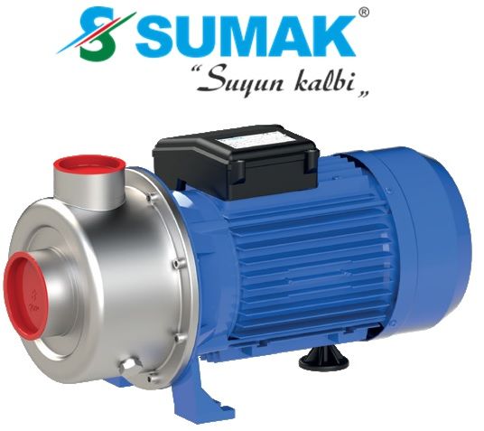 SUMAK, SMINOX/K-220/2X , 2.2 HP, 220V, PASLANMAZ, JET POMPA [AISI 316]
