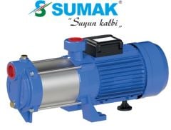 SUMAK, SYM8-300/8, 3HP, 220V, NORİL FANLI, YATAY MİLLİ, KADEMELİ POMPA