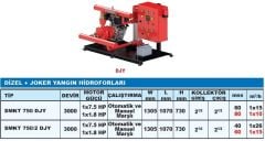 Sumak SMKT 750/2 DJY  1X7.5 Hp, 1X1.8 Hp  Otomatik ve Manuel Marşlı Dizel + Joker Pompalı Yangın Söndürme Hidroforu