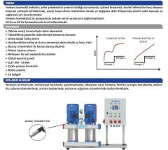 SUMAK, SHT16C 850/8 PFK, 3x6.3 KW, 380V, 2900 d/d, ÜÇ POMPALI, FREKANS KONTROLLÜ HİDROFOR