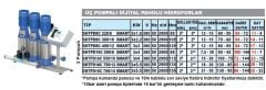 SUMAK, SHTPD8C 300/10 SMART, 3x3 HP, 380V, ÜÇ POMPALI DİJİTAL PANOLU HİDROFOR