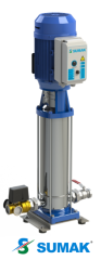 SHTP16 A 750/12 7.5 HP 380V DÜŞEY MİLLİ KOMPLE PASLANMAZ ÇELİK KADEMELİ HİDROFOR