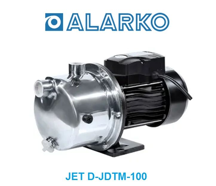 ALARKO JET D-JDTM-100 - 1.HP PASLANMAZ ÇELİK GÖVDELİ JET POMPA