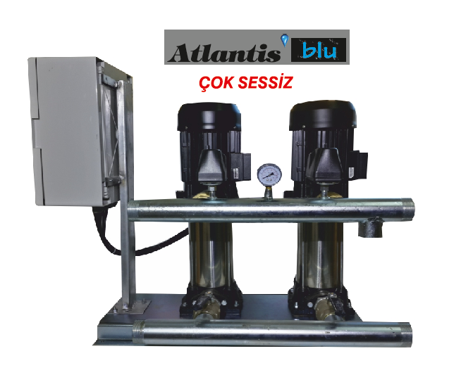 ATLANTİS YKDIK 20-6 KT 4 HP 380V ÇİFT POMPALI PANOLU PAKET HİDROFOR