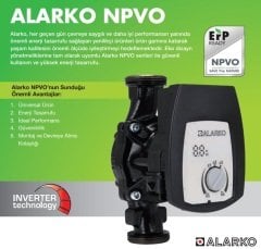 Alarko   NPVO 25-80 ERP   Dişli Tip  Frekans Kontrollü Sirkülasyon Pompası (Değişken Devirli)