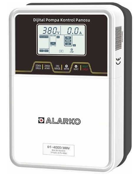 ALARKO, 30Y2 ABS, TRIFAZE, 1.5HP-15HP 380V, ÜÇ POMPALI HİDROFOR, DİJİTAL KONTROL PANOSU (ELEKTRONİK)