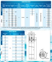 Alarko   4 SD 1500 S       2Hp  220V    4\'\' Derin Kuyu Dalgıç Motor (Tek Motor)