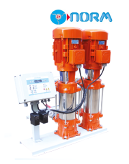 NORM NBH  2/1505 T 2x7.5 HP 380V DÜŞEY ÇİFT POMPALI TAM OTOMATİK PAKET HİDROFOR