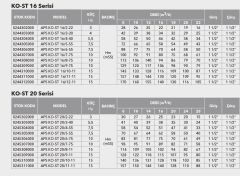 Etna APS KO-ST 16/11-11  15Hp 380V Komple Paslanmaz Çelik Dik Milli Çok Kademeli Kompakt Yapılı Yüksek Verimli Santrifüj Pompa - Aisi 304 - (2900 d/dk)