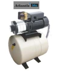 Atlantis Blu KDNR 4-6M-ST   2Hp 220V  Paslanmaz Çelik Fan ve Difüzörlü Yatık Çok Kademeli  Paket Hidrofor (SS 304) - Yatık Tanklı 50 litre Sabit Membranlı