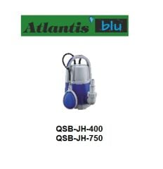 Atlantis Blu QSB-JH-400   400W  220V  Plastik Gövdeli Temiz Su Drenaj Dalgıç Pompa (Alttan Çıkışlı) - OKYANUS SERİ
