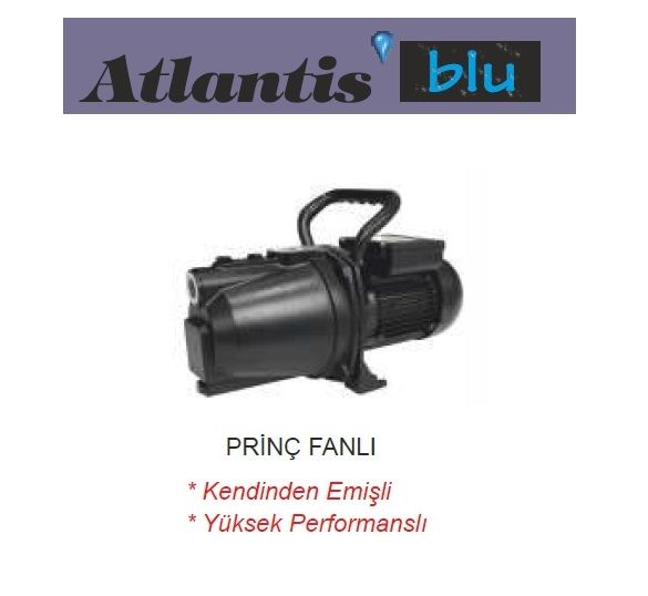 ATLANTİS BLU  JET 100M  - 1HP 220V  KENDİNDEN EMİŞLİ YÜKSEK PERFORMANSLI JET POMPA