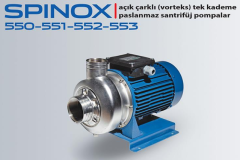 STAR  SPİNOX 552-M - 3 HP 220V KOMPLE PASLANMAZ AÇIK (VORTEX) FANLI SANTRİFÜJ POMPA