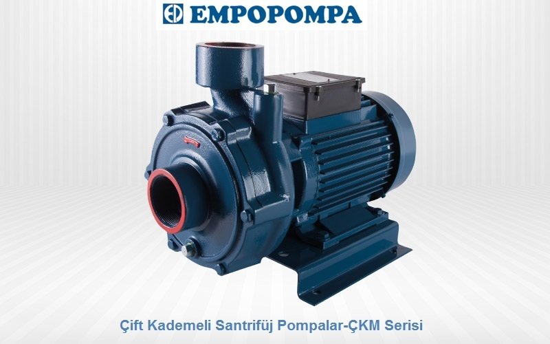 Empo  ÇKM 300 M   3Hp 220V  Çift Kademeli Santrifüj Pompa (YÜKSEK DEBİLİ MODEL)(2'' GİRİŞ ÇIKIŞ)