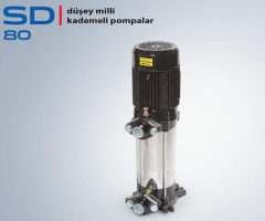 STAR SD 80/10 M - 2 HP 220V DÜŞEY MİLLİ KADEMELİ POMPA (NORİL FANLI)