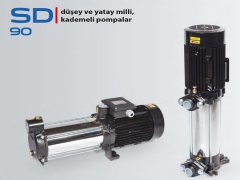 STAR SD 90/6 M - 3 HP 220V DÜŞEY MİLLİ KADEMELİ POMPA (NORİL FANLI)