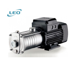 LEO ECHM 2-20 S - 0.5 HP 220V YATAY MİLLİ KOMPLE PASLANMAZ ÇELİK KADEMELİ SANTRİFÜJ POMPA
