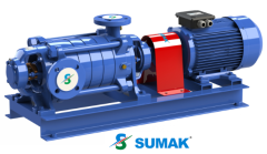 SYT50/4 5.5 HP 380V 1450d/d YATAY MİLLİ KADEMELİ POMPA