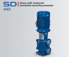 STAR SD 40/2 - 10 HP 380V DÜŞEY MİLLİ KADEMELİ POMPA (DÖKÜM FANLI)