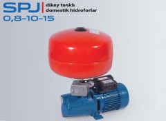 STAR SPS 100 M - 1.5 HP 220V 24 LT DİKEY TANKLI DOMESTİK PAKET HİDROFOR