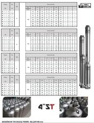 Öz Şafak  ST 4/21   2 Hp 220V   4'' Dalgıç Pompa (Motor + Pompa)