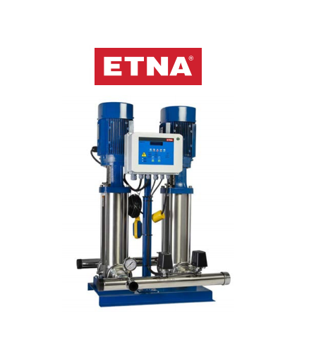 ETNA T2 KI 4-8/15 - 2x2 HP 380V İKİ POMPALI KOMPLE PASLANMAZ ÇELİK SESSİZ HİDROFOR
