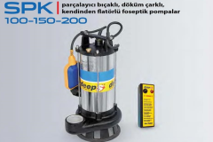 STAR SPK 100 M - 1.HP 220V PARÇALAYICI BIÇAKLI FOSEPTİK DALGIÇ POMPA