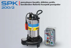 STAR SPK 200/2 T+PANO - 3 HP 380V PARÇALAYICI BIÇAKLI FOSEPTİK DALGIÇ POMPA