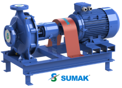 SMT 250/100 10 HP 380V 1450 d/d YATAY MİLLİ SALYANGOZ POMPA