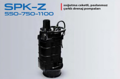 STAR SPK-Z 550 T 7.5 HP 380V SOĞUTMA ÇEKETLİ PASLANMAZ ÇARKLI DRENAJ DALGIÇ POMPA