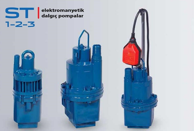 STAR ST1-30 - 1/2\'\' ÇIKIŞLI 220V ELEKTROMANYETİK TİTREŞİMLİ DALGIÇ POMPA