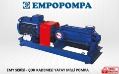 Empo  EMY-32/09      20 Hp  380V   Yatay Milli Çok Kademeli Santrifüj Pompa (3000 dev./dak.)