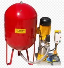 VORTEX VKP  VD S/S 9-06 - 2.5 HP 220V 100 LT TANKLI PASLANMAZ ÇELİK FANLI DİKEY MİLLİ TEK POMPALI PAKET HİDROFOR