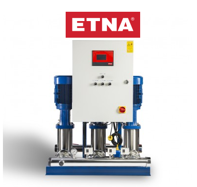 ETNA 3 PFK KI 8-10/40 - 3x5.5 HP 380V ÜÇ POMPALI KOMPLE PASLANMAZ ÇELİK POMPALI FREKANS İNVERTÖRLÜ HİDROFOR