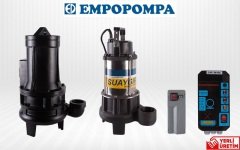 Empo SU AYGIRI-200 TK     2Hp 380V  Parçalayıcı Bıçaklı Pis Su Dalgıç Pompa (PANOSUZ)