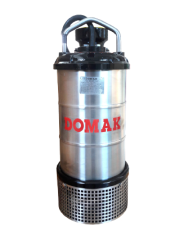 DOMAK ASG407 5.5 HP 380V GÖMLEKLİ PASLANMAZ ÇELİK GÖVDELİ ATIK SU DALGIÇ ELEKTROPOMP