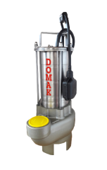 DOMAK ASM221 K2 1.5 HP 220V PASLANMAZ ÇELİK GÖVDELİ ATIK SU DALGIÇ POMPA ELEKTROPOMP