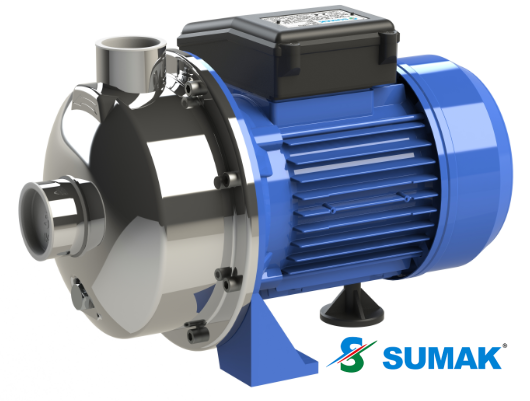 SMİNOX/A-150T-S 1.5 HP 380V PASLANMAZ SICAK SU SANTRİÜJ POMPA