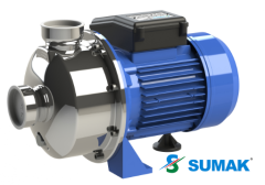 SMİNOX/A-150/2-S 1.5 HP 220V PASLANMAZ SICAK SU SANTRİÜJ POMPA
