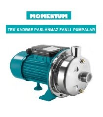 MOMENTUM PMS70/0.55 -0.75HP-380V-  TEK KADEMELİ PASLANMAZ SANTRİFÜJ POMPA