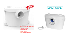 MOMENTUM H400-S 400W- HAZNELİ PARÇALAYICI BIÇAKLI WC ÖĞÜTÜCÜ 1 WC + 4 ÜNİTE